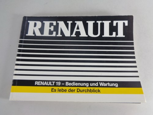 1989 renault owners - 1989, r