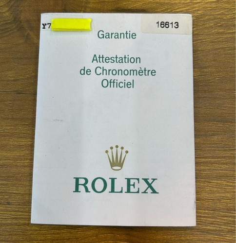 Rolex chronometer zertifikat - rolex,