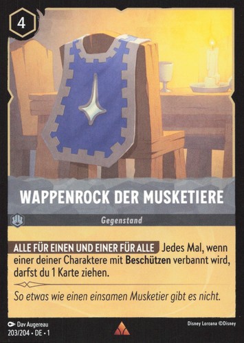 Lorcana wappenrock der - wappenrock,