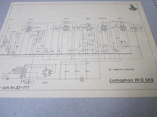 Lumophon 569 schaltplan mit - schaltplan,