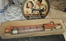 Riesige XXL Glasspritze Spritze Klistier Medizin Janet 200ml Antik Fetisch