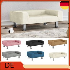 Hundebett Körbchen Hundesofa Hundesofa Hundecouch Haustierbett Samt vidaXL