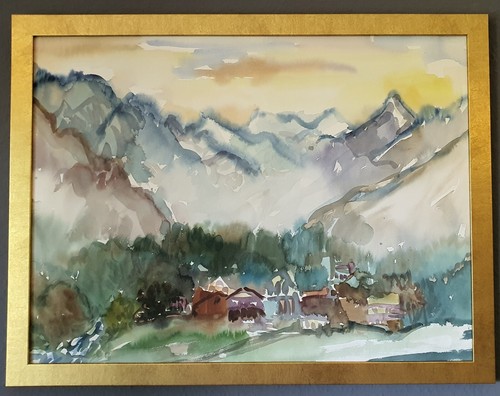 Gemälde aquarell elfriede - aquarell,