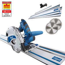 Scheppach Tauchsäge PL55  Handkreissäge 1200W - inkl. 2 Schienen & 2 Sägeblätter