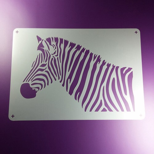Schablone zebra afrika - zebra,