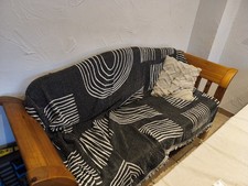 Vintage holzbank aus kiefer - vintage,