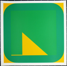 Georg Karl Pfahler  Siebdruck / Serigrafie 1975  " Formativ "