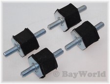 4 St Gummipuffer M6-20mm-H18