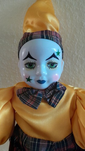 Puppe harlekin clown pierrot - harlekin,