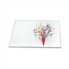 Herdabdeckplatten Ceranfeld Spritzschutz Glasplatte 80x52 Deko Abstrakt Bunt