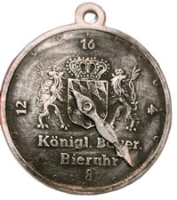 1x Anhänger Bieruhr König