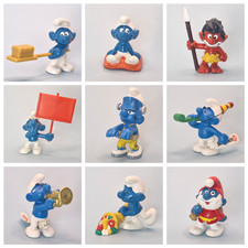 Vintage schlumpf figuren - figuren,