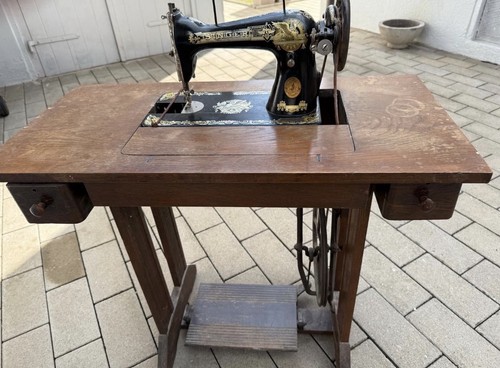 Antike singer nähmaschine mit - singer,