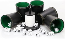 Schocken Set 5 Würfelbecher