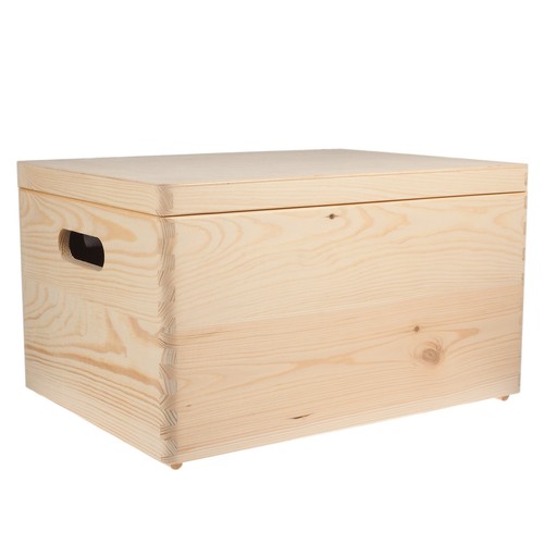 Stapelkiste aus holz mit - aus,