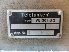 Volksempfänger Telefunken - VE 301 B 2- EX  Batterie Chassis Umbau auf 220 volt