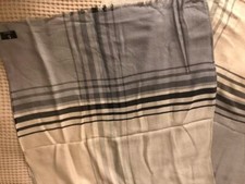 FRAAS Woll/Seide Schal Überwurf Poncho Grau Beige NEU