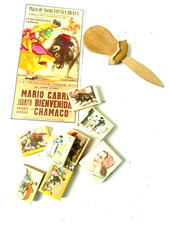 Spanische Souvenir Streichhölzer Stierkampf Thema Karte Kastaniette S-3810