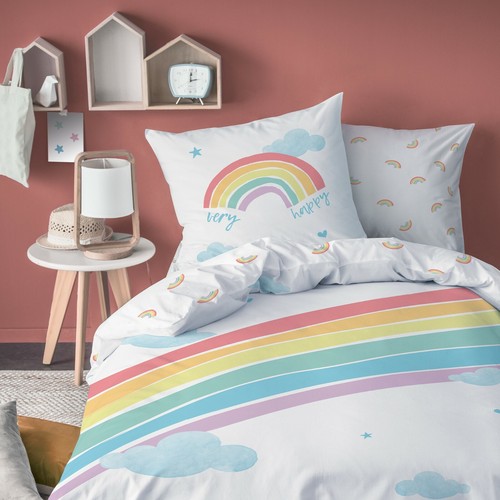 Regenbogen bettwäsche 80x80 - regenbogen, +