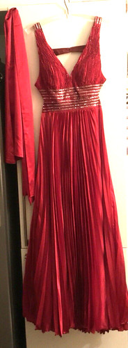 Traumkleid rot pailetten - traumkleid,