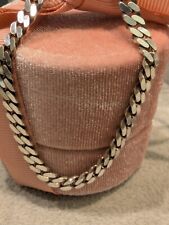 Armband 925 Sterling Silber poliert Flachpanzer 21cm FBM ,Karabiner & fester Öse