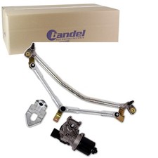 WISCHERGESTÄNGE + WISCHERMOTOR für VW POLO 9N SCHEIBENWISCHER MOTOR FRONTSCHEIBE