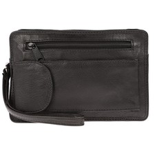 Rindleder Handgelenktasche