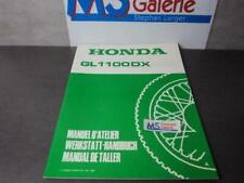 Honda GL1100 DX Goldwing  Zusatz Werkstatthandbuch Reparaturanleitung Handbuch