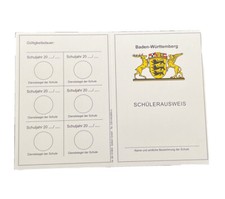 Schülerausweis Blanko mit