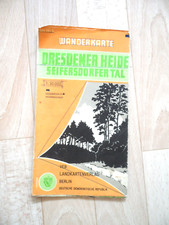DDR alte WANDERKARTE  Dresdner