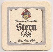Stern Pils - alter Bierdeckel "Das feine Pils"