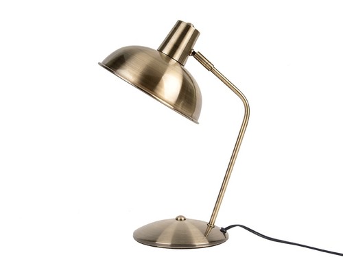 Tischlampe messing gold bogen - tischlampe,