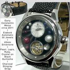 43mm Auto 35J| Gemstones /