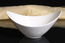Schale oval Porzellan weiss