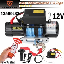 Elektrische Seilwinde Synthetik 12V 6123KG 13500lbs Offroadwinde Motorwinde