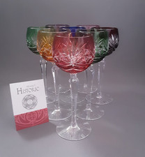 Acht farbige Retro / Vintage