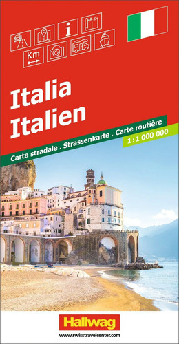 Hallwag strassenkarte italien - hallwag,