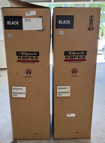 Klipsch ksf speakers black - 8.5,