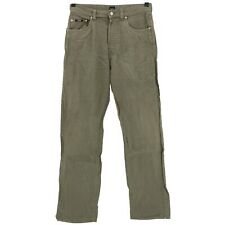 #5484 HUGO BOSS Herren Cord Hose Arkansas Denim ohne Stretch grau braun 32/32