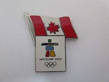Pin Vancouver 2010 Olympia Kanada Flagge Canada flag Logo Olympics 