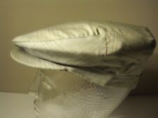 Schiebermütze Flatcap  Casual Faschion kariert beige grün Gr. 55 Vintage