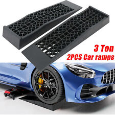 2X 3ton Auffahrrampe Auto PKW Rampe Auffahrschiene Fahrzeugrampe KFZ LKW Schwarz