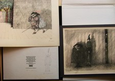 PAUL FLORA  . FARBLITHOGRAPHIE
