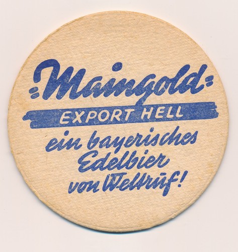 Bierdeckel kulmbacher - bierdeckel,