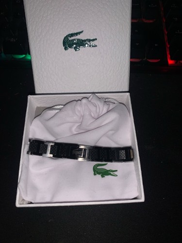 Lacoste armband schwarz ohne - lacoste,