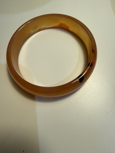 Natürlicher karamell achat - karamell,