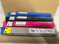 4 x Toner OKI C9600 C9650 C9800 Farb Set schwarz cyan magenta gelb