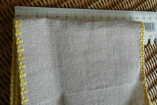 Stickband - Leinen - Farbe