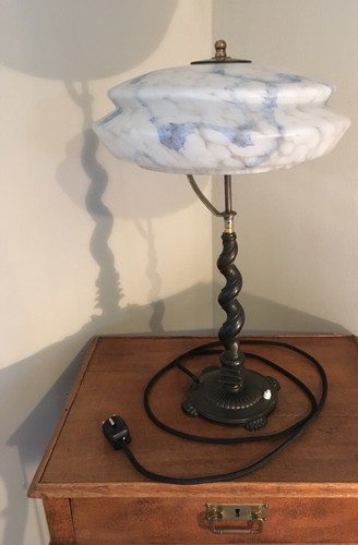 Art deco lampe tischlampe - art, lampe,