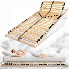 7-Zonen Lattenrost ERGO K 90x200 Kopfteil Härtegrad verstellbar 28 Leisten Gurt